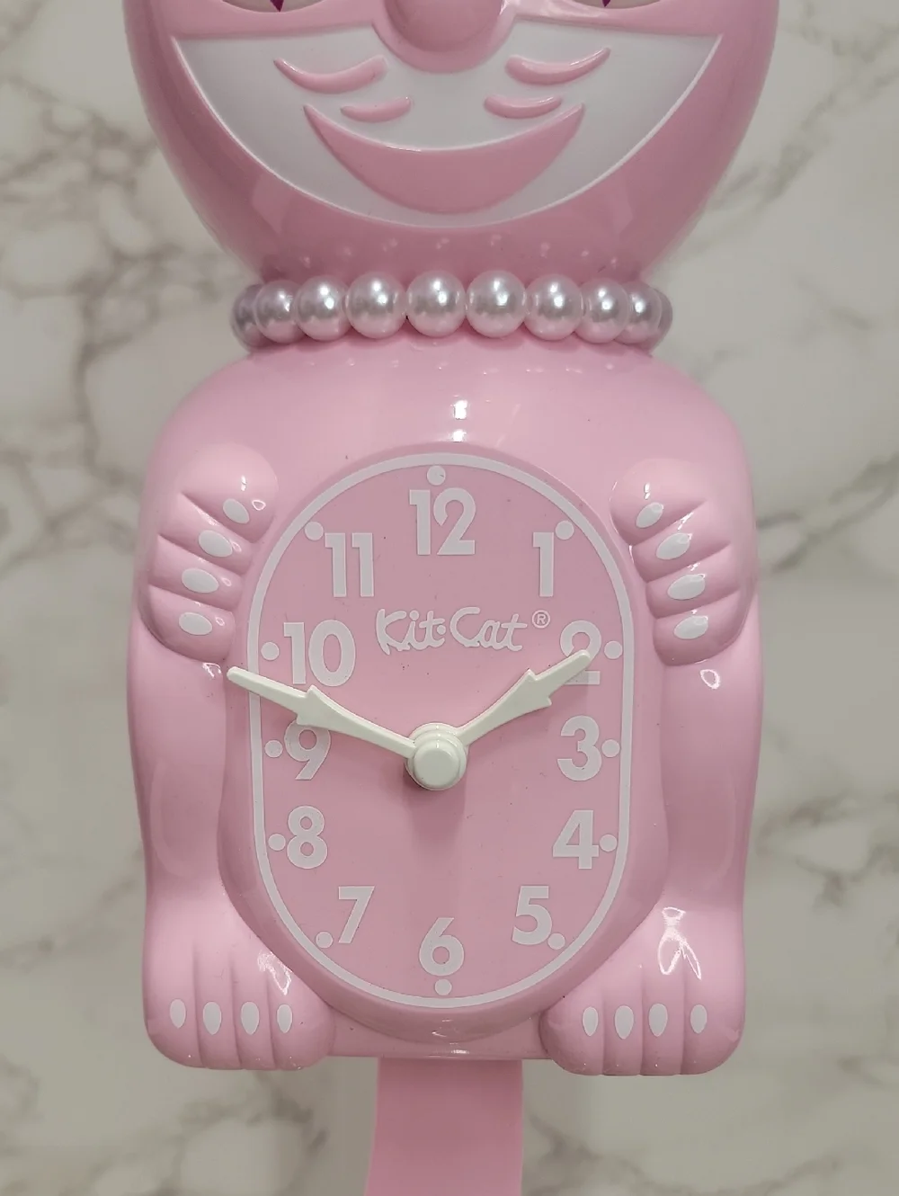 Rare Bubblegum Lady Kit-Cat Klock clock with Magenta Heart eyes Limited Edition
